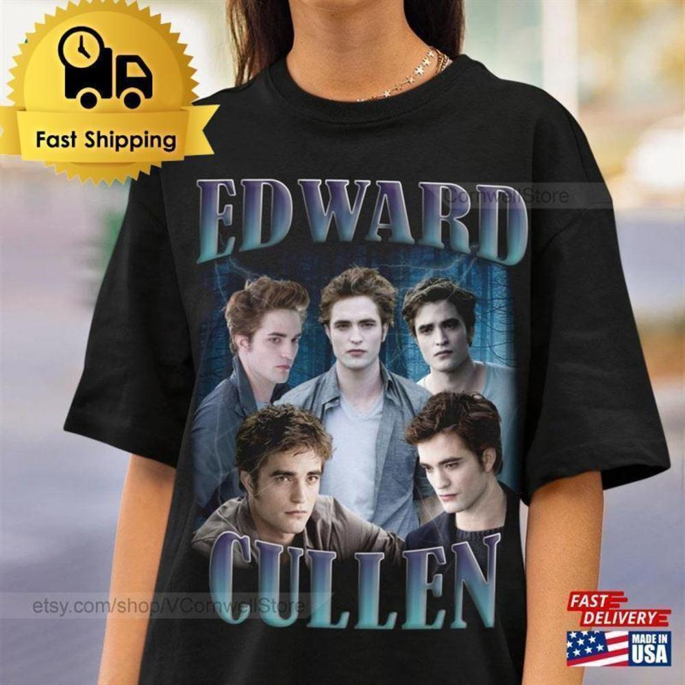 Edward Cullen Retro 90s Twilight Movie Fan Unisex T-Shirt